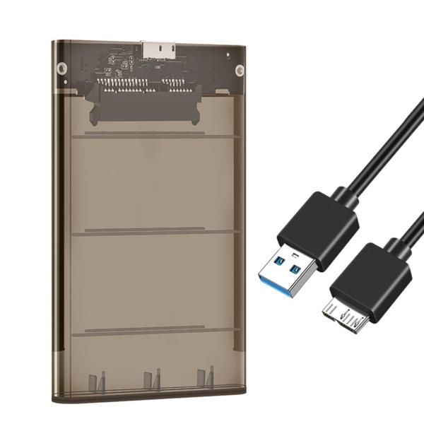 2.5 インチ外付けハード ドライブ エンクロージャ SSD エンクロージャ 5Gbps SATA から USB 3.1 , 茶色