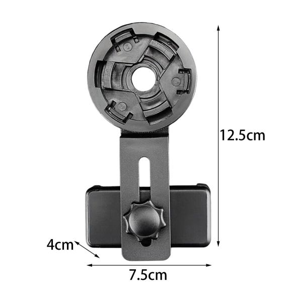 携帯電話望遠鏡アダプターマウント 28mm-45mm 顕微鏡単眼鏡用調整可能ブラケット