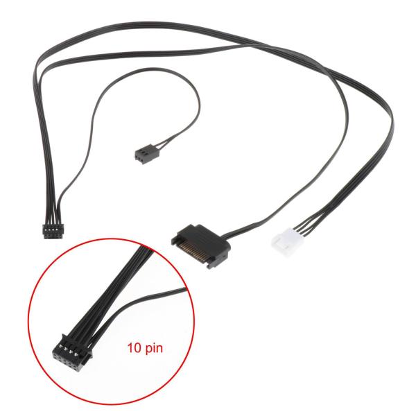 ウォーター クーラーのコネクター ケーブルの付属品のプラグ アンド プレイの家のための簡単な使用 10 ピン