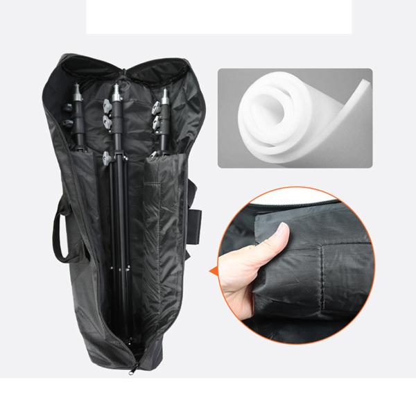 写真撮影機材 傘用 パッド入り三脚バッグ テント ポール ライト スタンド 120cm