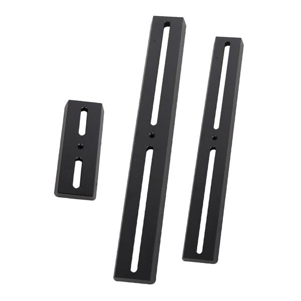 アリ溝プレート取付ブラケット耐久性のある部品望遠鏡アリ溝プレート黒 40 センチメートルロングプレート