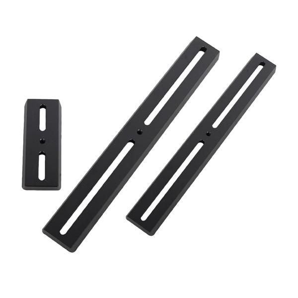 アリ溝プレート取付ブラケット耐久性のある部品望遠鏡アリ溝プレート黒 40 センチメートルロングプレート