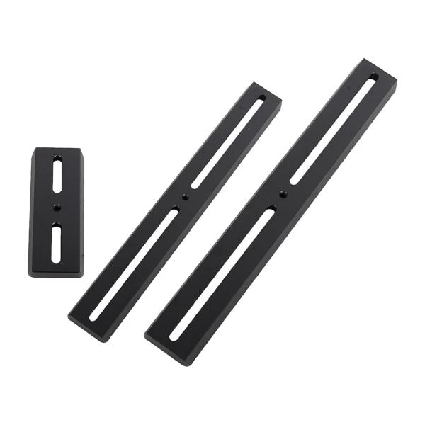 アリ溝プレート取付ブラケット耐久性のある部品望遠鏡アリ溝プレート黒 40 センチメートルロングプレート