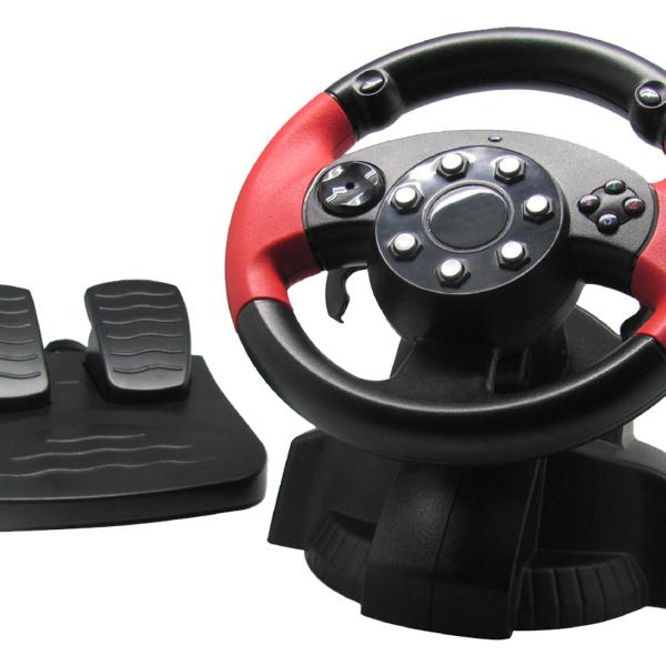 レーシングドライビングホイール/レースステアリングホイール/フロアペダルとシフター付き/サポートペダルホットスワップ/有線ゲームアクセサリー