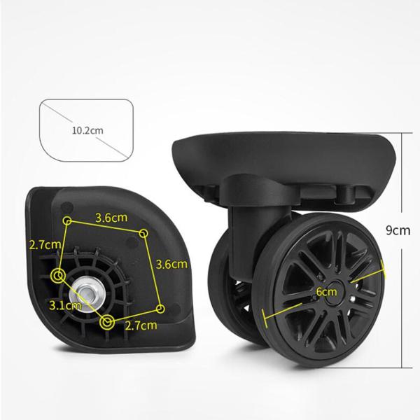 交換用荷物ホイール 2x 荷物スーツケース修理用交換用ホイール スタイル E
