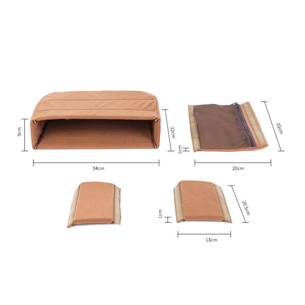 カメラバッグインサート保護バッグインサート取り外し可能なディバイダー防水写真ポーチオーガナイザーインサートケースハイキングバックパック用パッ