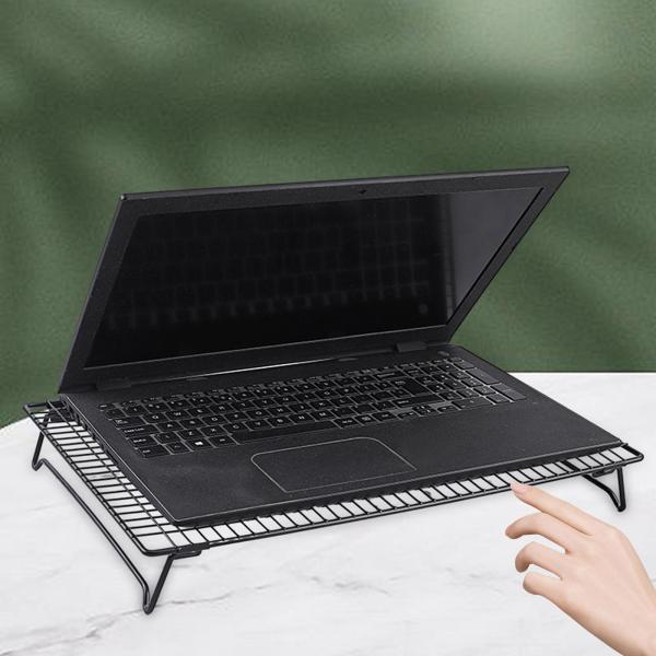 ラップトップスタンドホルダーノートブックスタンド滑り止めベースノートブックサポートラップトップラックコンピュータライザー家庭用旅行デスクソフ