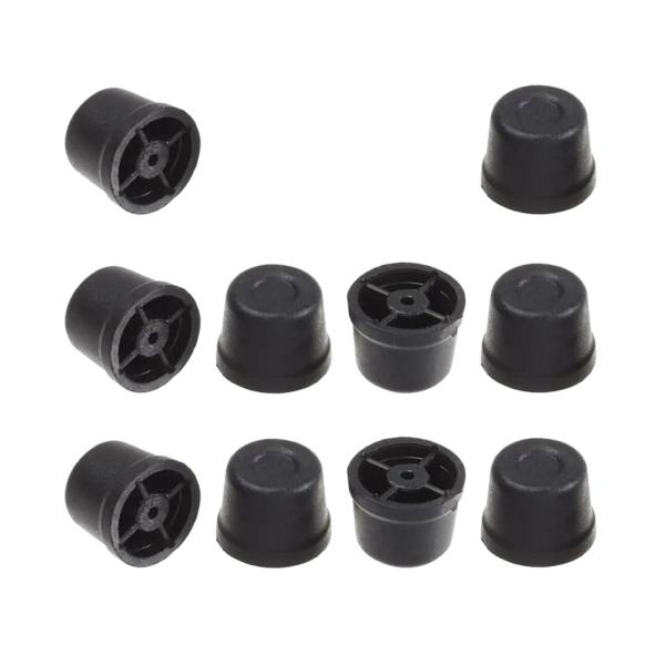 10x 荷物ブラケットサイドフィート/荷物底スタッドスタンド、すべてのスーツケース用の手荷物スタッドフット/手荷物交換スタッドフット
