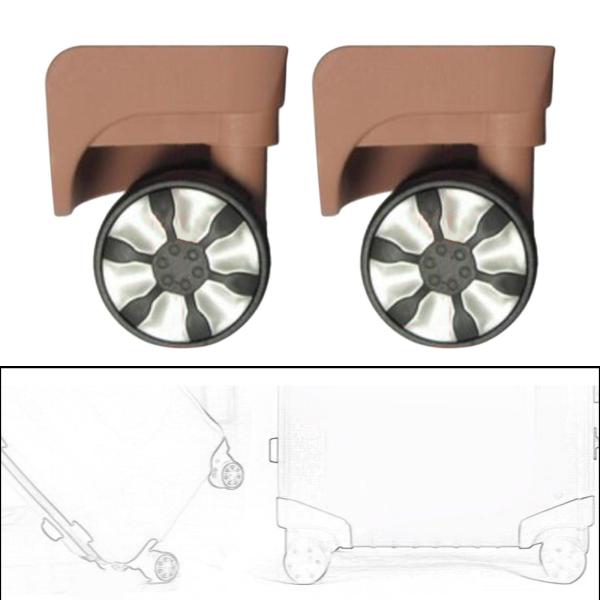 A78 交換用荷物ホイール 360 回転サイレントユニバーサル耐久性のあるトランクホイール荷物スーツケースホイールプルスーツケース用