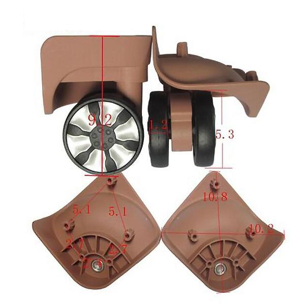 A78 交換用荷物ホイール 360 回転サイレントユニバーサル耐久性のあるトランクホイール荷物スーツケースホイールプルスーツケース用