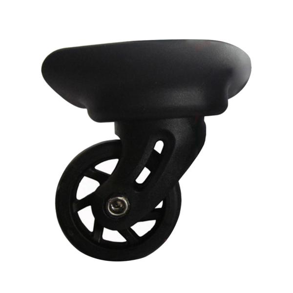 4 個の荷物ホイールトランクホイールミュート耐久性のある柔軟でスムーズな強力な支持力スイベルホイールトロリースーツケースキャスター