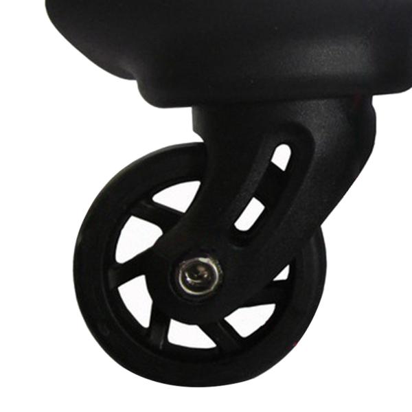 4 個の荷物ホイールトランクホイールミュート耐久性のある柔軟でスムーズな強力な支持力スイベルホイールトロリースーツケースキャスター