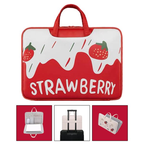 ラップトップバッグ ブリーフケース 防水 PU レザー 保護 耐久性 コンピュータバッグ キャリングケース オフィス 学校 ビジネス用 , 