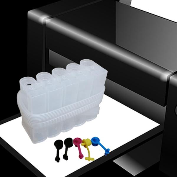 連続インク供給キット インクキット 丈夫な多用途軽量オフィス用外付けインクタンク プリンタ消耗品用プリンタカートリッジ