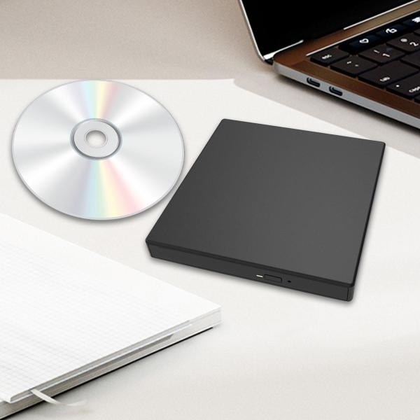 外付け CD DVD ドライブ 光学ドライブ ポータブル CD ROM バーナー 薄型 PC ノートパソコン用｜stk-shop｜02