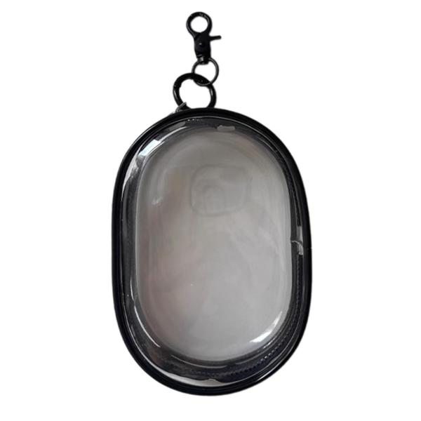 旅行用ケーブルオーガナイザー 実用的なイヤホンポーチ イヤホン用 リップスティックイヤホン 9.5cmx5.5cmx14cm ブラック