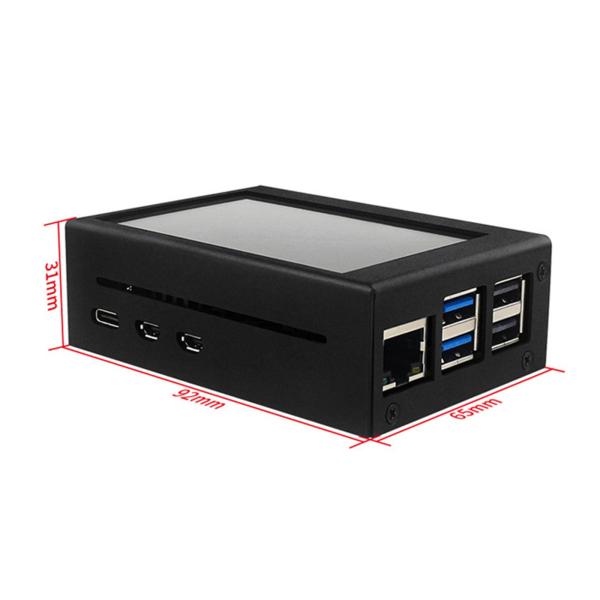 保護ケースシェルメタルケース、取り付け簡単、頑丈、高性能、直接交換、Pi5用ハードケース保護ボックス