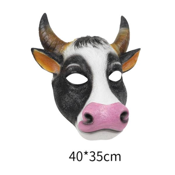 牛のマスク ラテックス 動物の頭のマスク ハロウィンコスチューム 仮装 ロールプレイング 仮装 プロム ドラマ パフォーマンス用