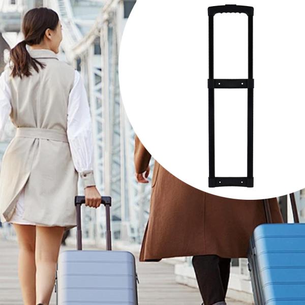 交換用旅行用荷物用伸縮ハンドル 2段階 ブラック 耐摩耗性 交換部品 DIY アクセサリー 伸縮ロッド