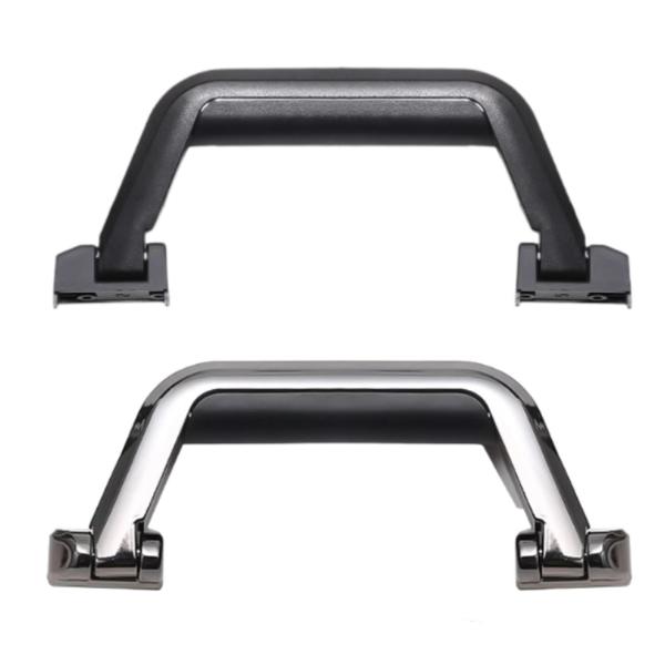 スーツケース用プルハンドル ネジとドライバー付き 丈夫なトロリーケースハンドル ブラック