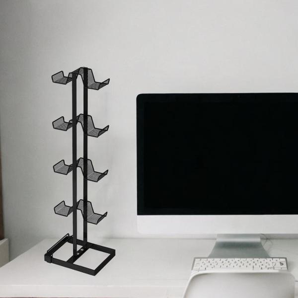 コントローラー ホルダー デスク ディスプレイ スタンド ゲーム アクセサリー用 ゲームパッド 卓上 ブラック