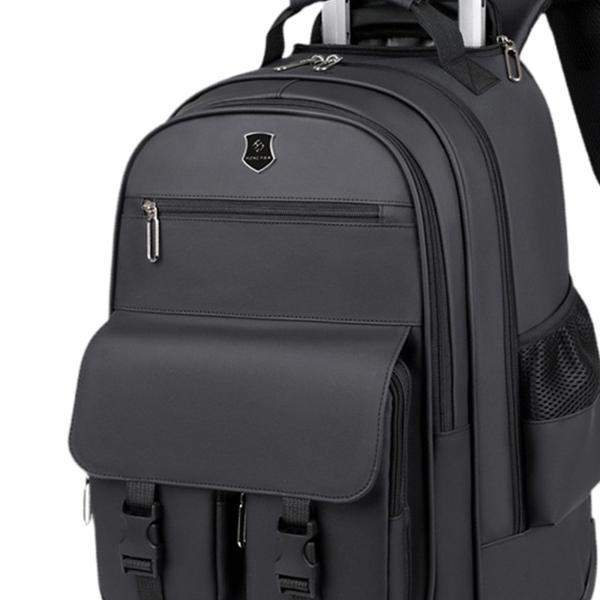 ビジネス ウィークエンド バッグ バックパック 車輪付き 50x34x22cm 機内持ち込み荷物リュックサック ブラック