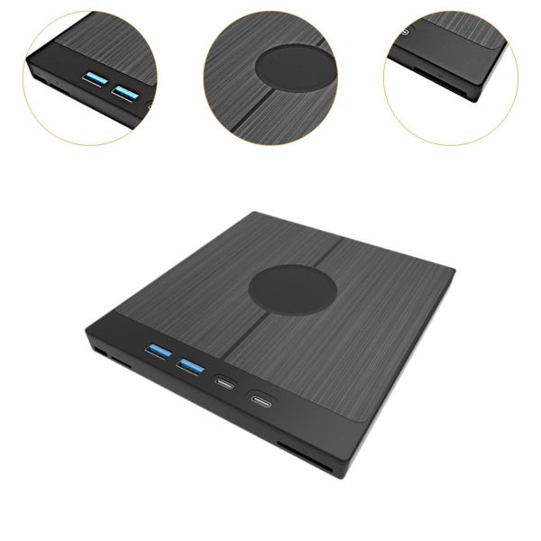 USB 3.0タイプC外部DVDドライブ外部コンピューターCDドライブポータブルコンピューターCDライターDVDコンピューター旅行のためのリーダー