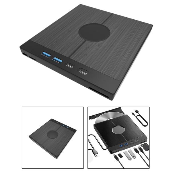 USB 3.0タイプC外部DVDドライブ外部コンピューターCDドライブポータブルコンピューターCDライターDVDコンピューター旅行のためのリーダー
