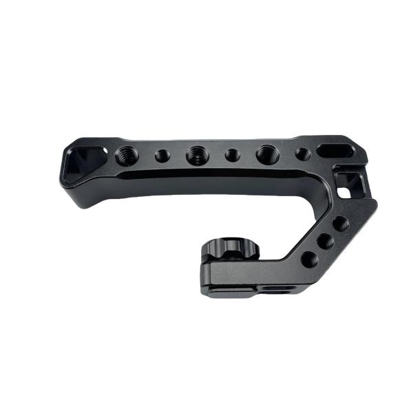 dslrカメラトップハンドルカメラハンドグリップアダプターブラケットビデオコールドシューズマウントアルミニウムカメラの添付ファイル付きリグ