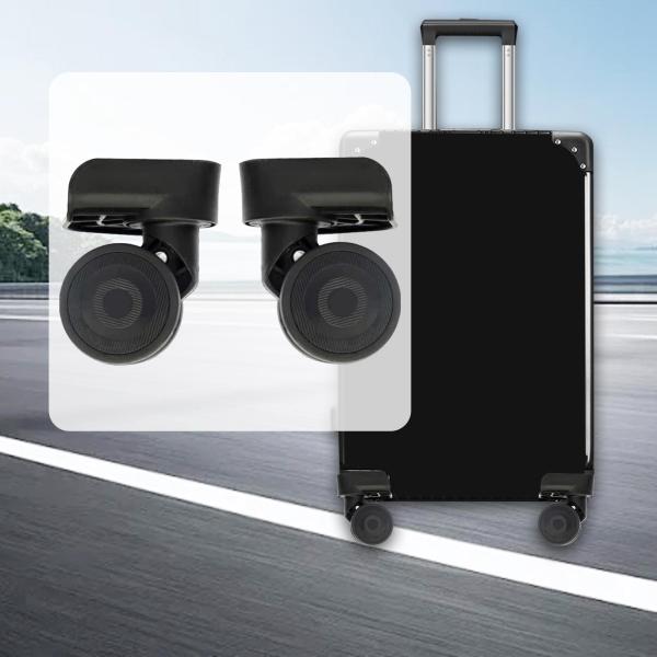 荷物用ホイール 交換用スーツケースキャスターホイール 簡単に取り付け可能 耐摩耗 軽量 スペアパーツ 多用途アクセサリー