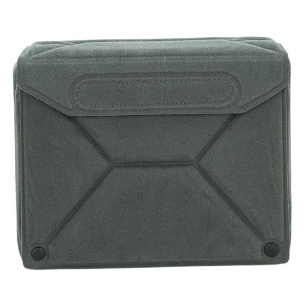 折りたたみ式カメラインサートバッグ ポータブル保護コンパートメント 旅行 耐衝撃 グレー M