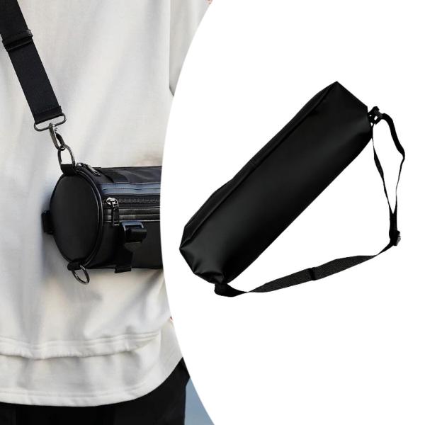 三脚キャリングケースポーチ カメラギア 写真 フォトスタジオ スピーカー用 ブラック 38cmx8cm