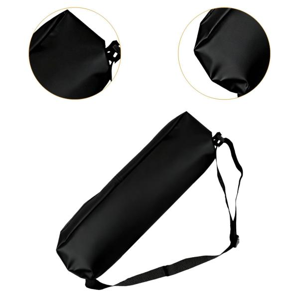 三脚キャリングケースポーチ カメラギア 写真 フォトスタジオ スピーカー用 ブラック 38cmx8cm