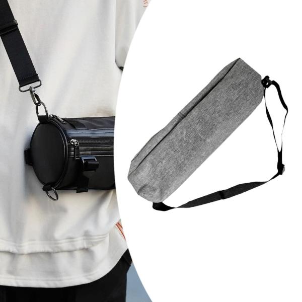 三脚キャリングケースポーチ カメラギア 写真 フォトスタジオ スピーカー用 グレー 38cmx8cm