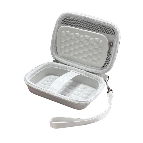 デジタルカメラケース ジッパー付き 耐久性 アクセサリー SDカード収納 ホワイト