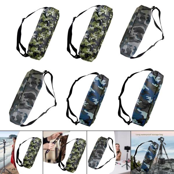 三脚キャリングケース テントポール 釣り竿 マイクスタンド用オーガナイザー M グリーン