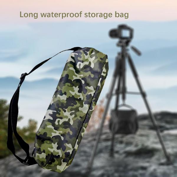 三脚キャリングケース テントポール 釣り竿 マイクスタンド用オーガナイザー L グリーン