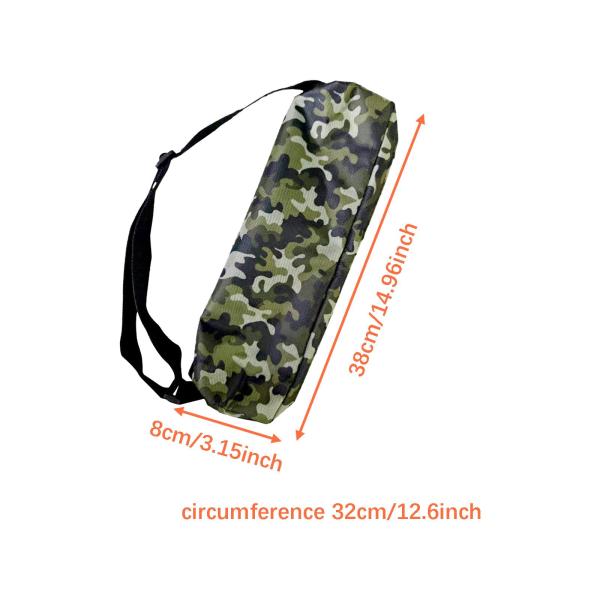 三脚キャリングケース テントポール 釣り竿 マイクスタンド用オーガナイザー L グリーン