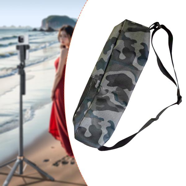 三脚キャリングケース テントポール 釣り竿 マイクスタンド用オーガナイザー L グレー