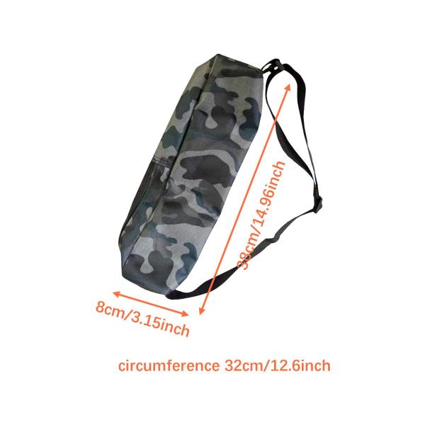 三脚キャリングケース テントポール 釣り竿 マイクスタンド用オーガナイザー L グレー