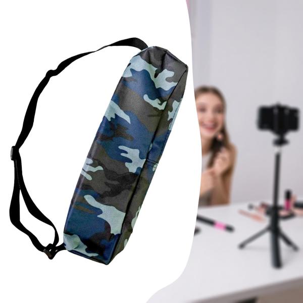 三脚キャリングケース テントポール 釣り竿 マイクスタンド用オーガナイザー M ブルー