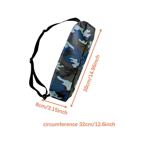 三脚キャリングケース テントポール 釣り竿 マイクスタンド用オーガナイザー L ブルー