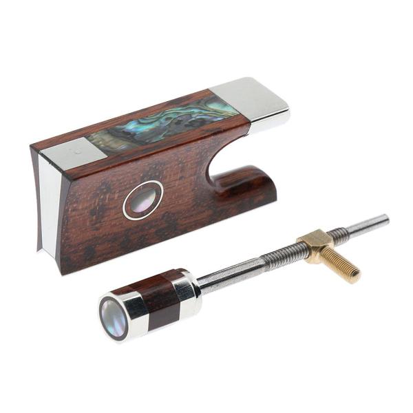 フィドル弓 エボニーフロッグ スクリュー 交換パーツ 4/4 3/4サイズ