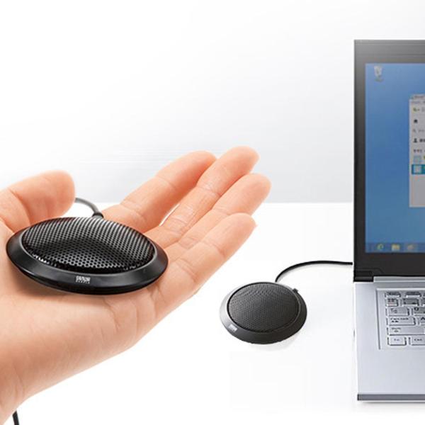 フラットPCマイクコンピューター会議アクセサリー広範囲のフラットなデザイン