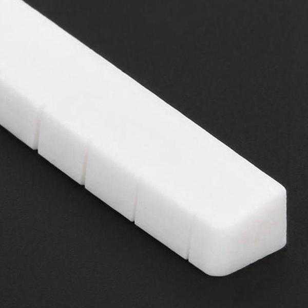 平底スロットエレキギター骨ストリングナット.43  × 8.5ミリメートル (2個)