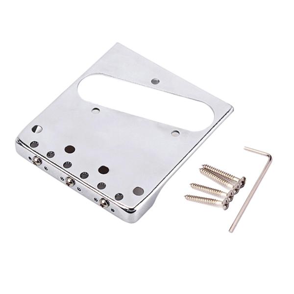 ブリッジにあるTLスタイルのギターとブラスサドルクロームエレリックギターの交換