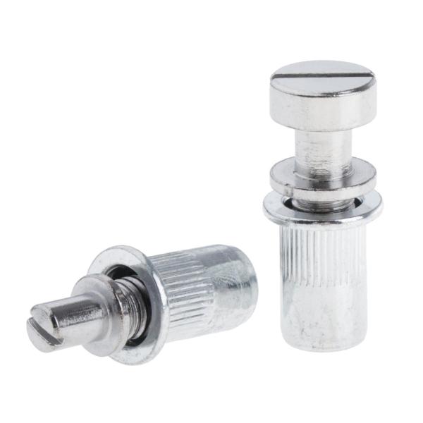 LPギターシルバー用6弦亜鉛合金ギターサドルブリッジテールピーススタッド