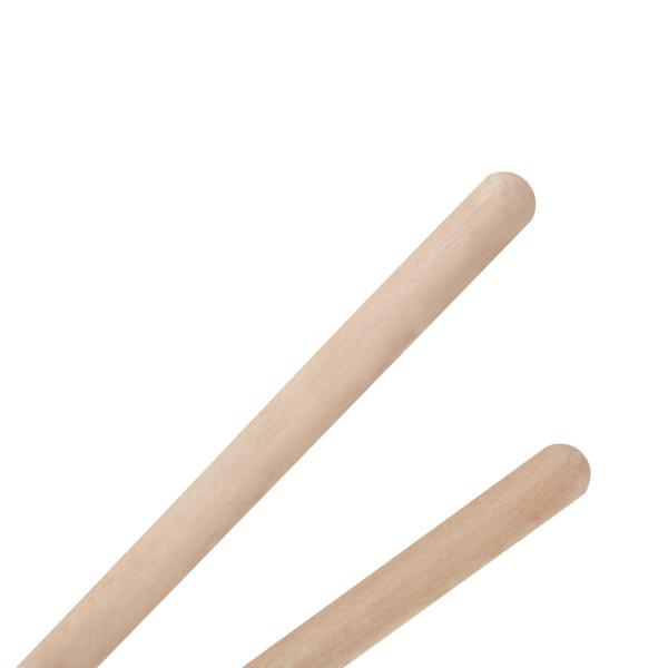 マリンバマレットウッドハンドルソフトヘッドプロフェッショナルスティックドラムアクセサリーブラウンホワイトサークル