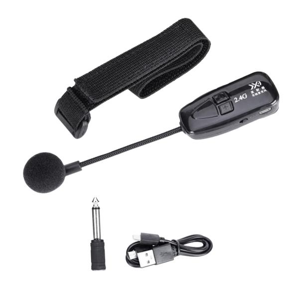 Tie Clip Mic Lapel Lavalier 2.4G Microphone for iPhone iPad iPod Smart