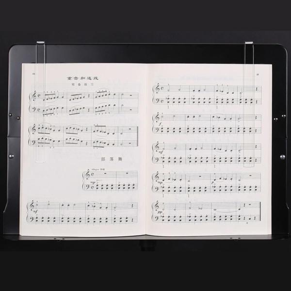 Arcylic Sheet Music Clips Music Stand Clips に適用 Keyboard Music Reading